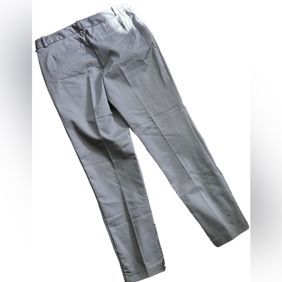 LIZ CLAIBORNE Silver Screen Color Emma Ankle Length Mid Rise Pants,10 Tall, NWT. - Picture 8 of 8